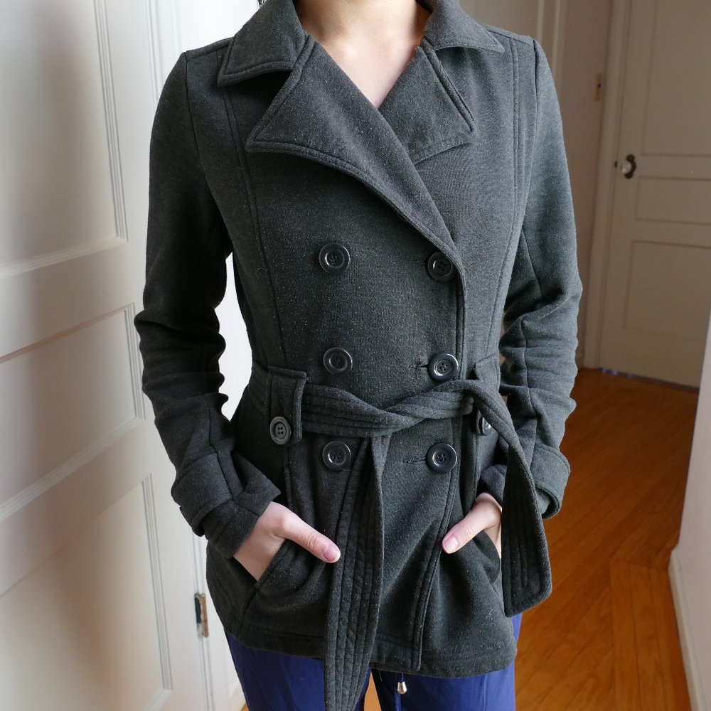 Grey Pea Coat